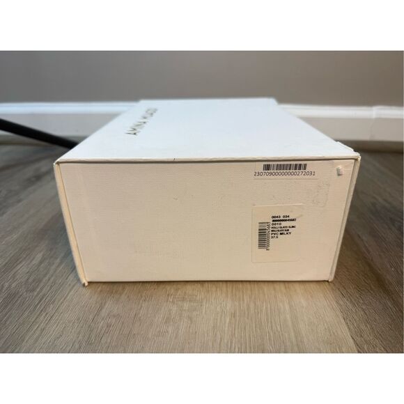 AMINA MUADDI  Holli Glass 95mm Slingback Pumps EU37.5/7.5 $760 - Picture 14 of 14